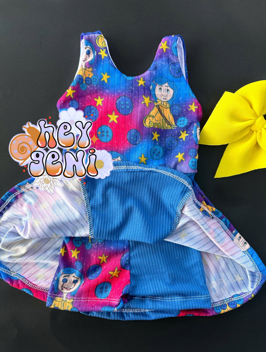 2T BUTTON GIRL ROMPER