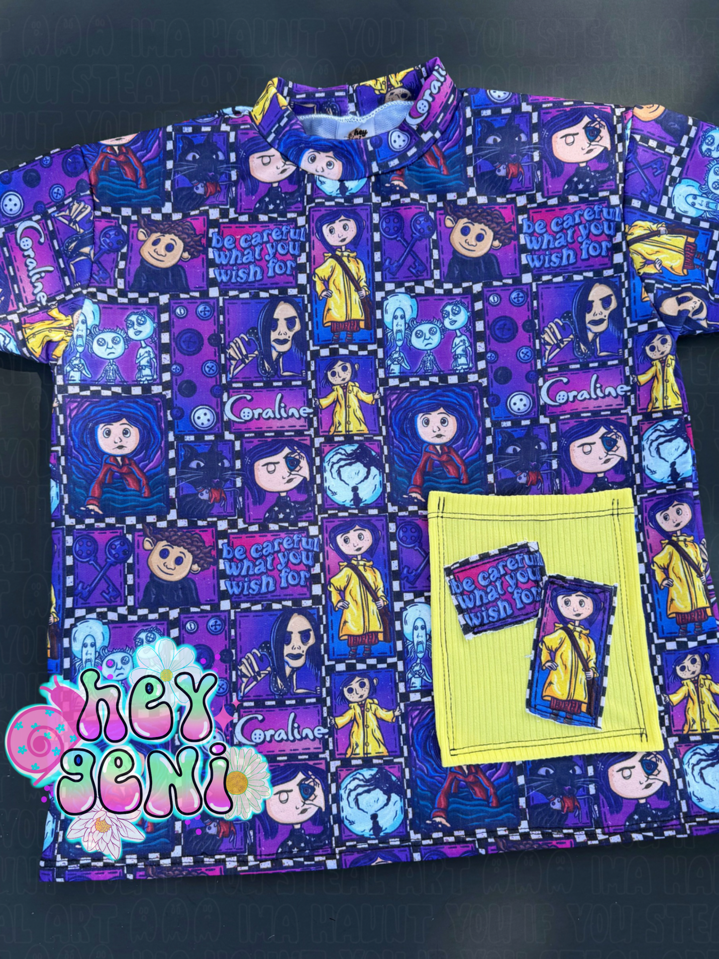 2T BUTTON GRL POCKET TSHIRT DRESS